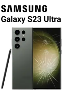 Výměna rozbitého skla displeje Samsung S23 Ultra