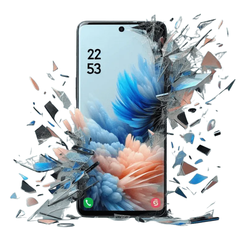 Oprava rozbitého displeje mobilu