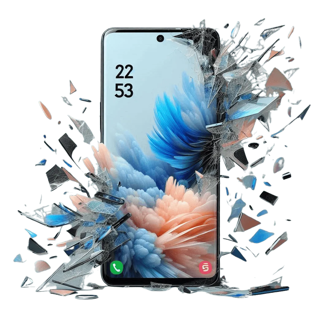 Oprava rozbitého displeje mobilu