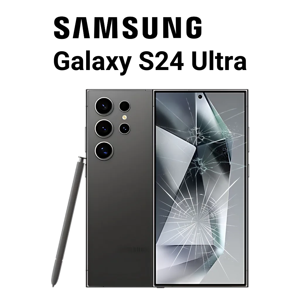 Výměna rozbitého skla Samsung S24 Ultra