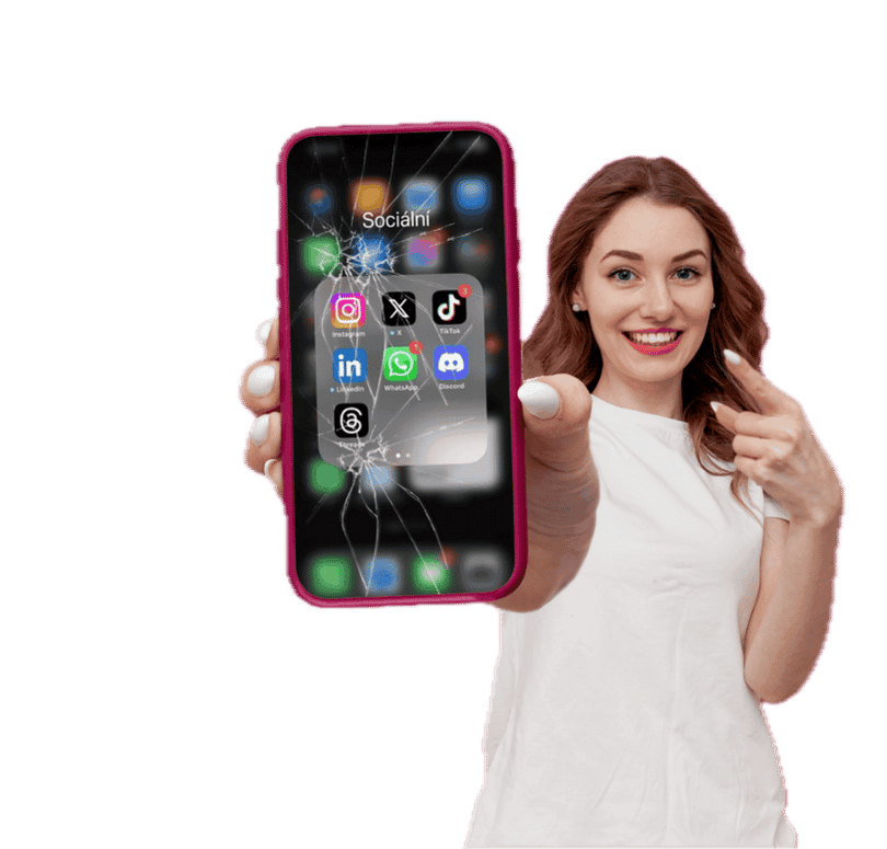 Na displeji mám "pavouka". Jinak displej a dotyk funguje normálně.