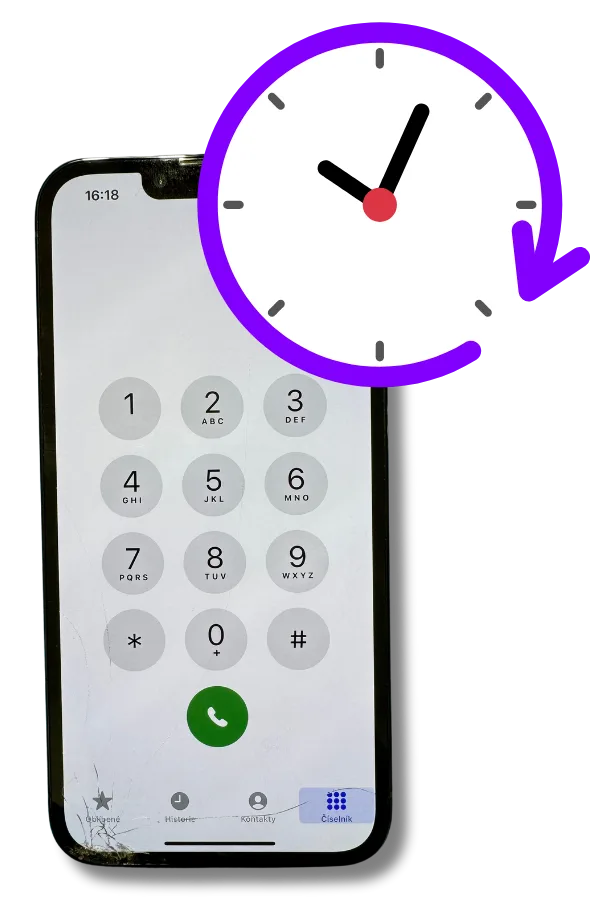 Doba opravy displeje