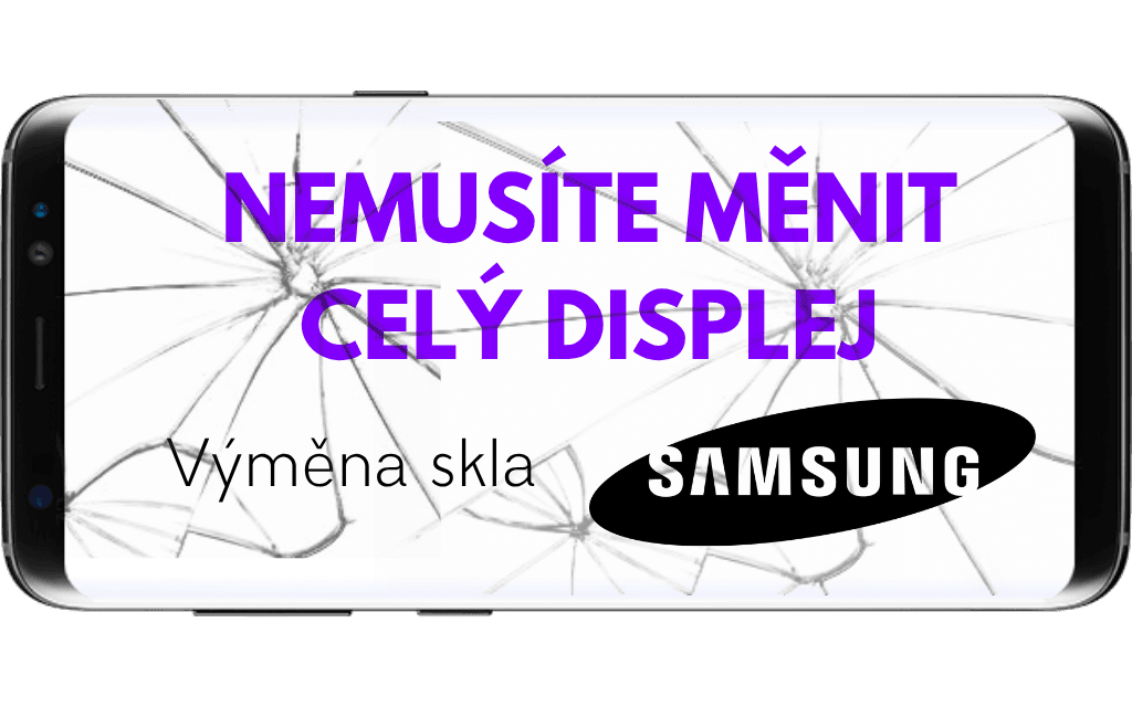 Nemusíte měnit celý displej na Samsungu Galaxy. Pokud displej funguje, stačí vyměnit pouze sklo.