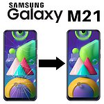 Výměna rozbitého skla Samsung Galaxy M21