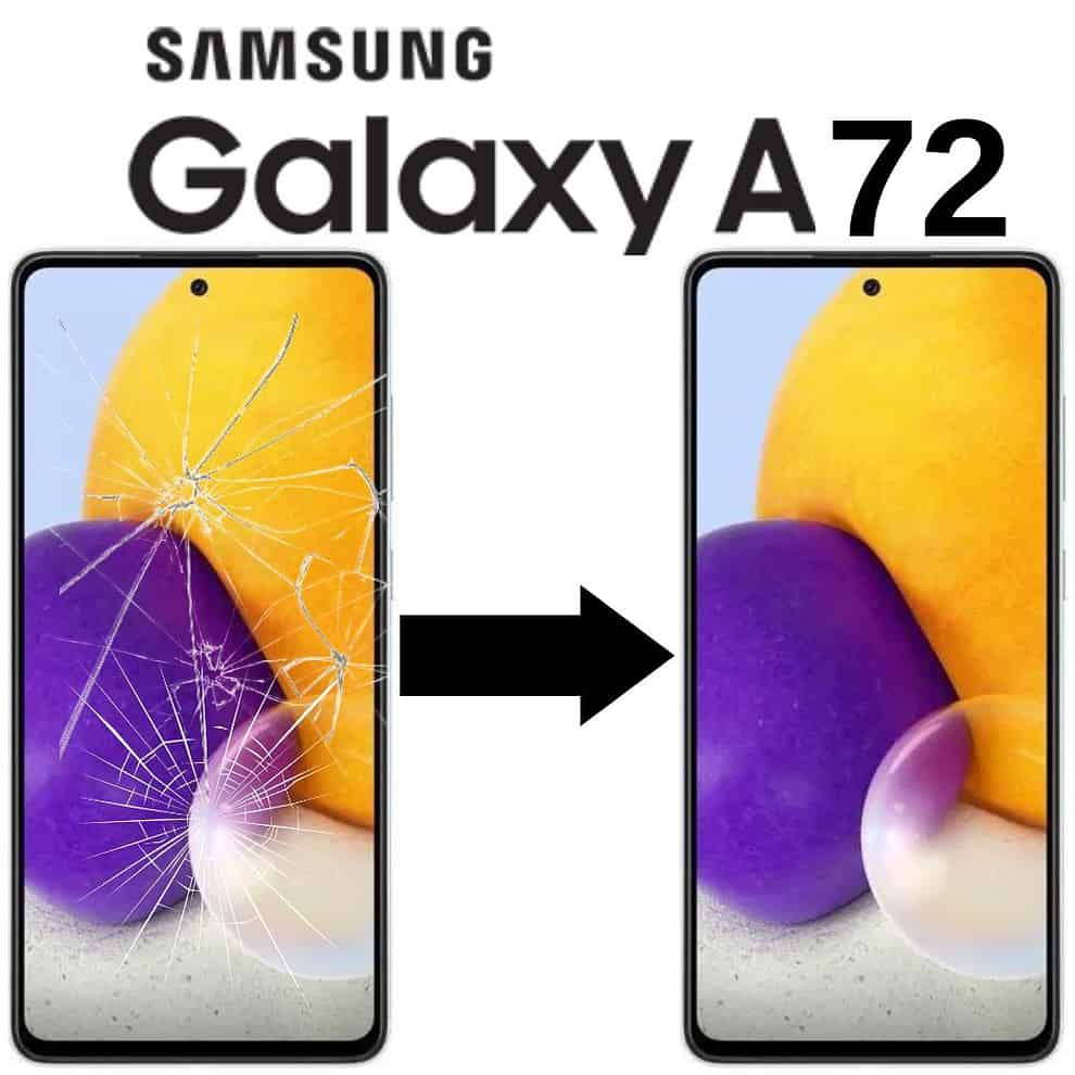 výměna skla displeje Samsung A72