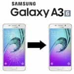 Výměna rozbitého skla displeje Samsung Galaxy A3 2016